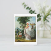 West Indian Creole Woman met haar Black Servant, c Briefkaart (Staand voorkant)