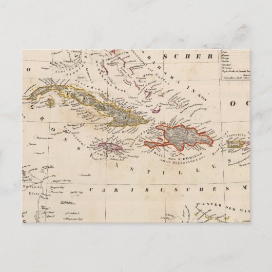 West Indies 10 Briefkaart (Voorkant)