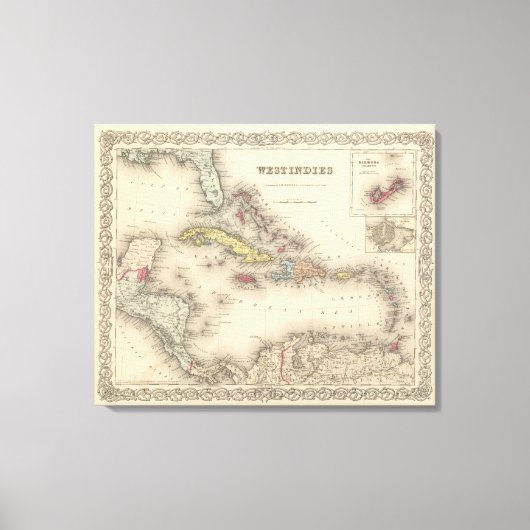 West Indies 11 Canvas Afdruk (Voorkant)
