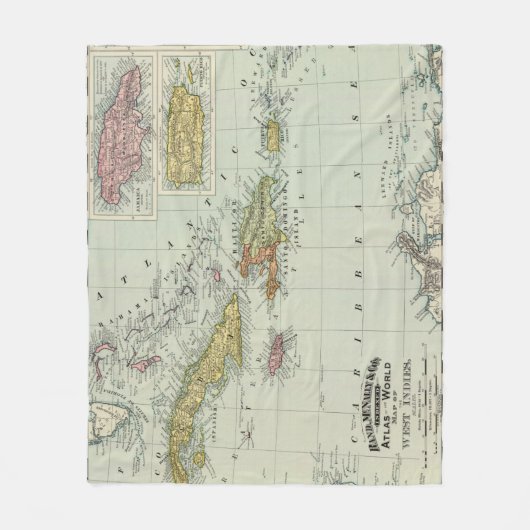 West Indies 11 Fleece Deken (Voorkant)