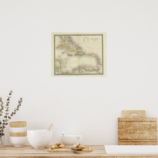 West Indies 11 Poster (Keuken)