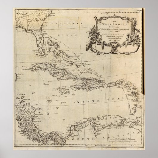 West Indies 11 Poster (Voorkant)
