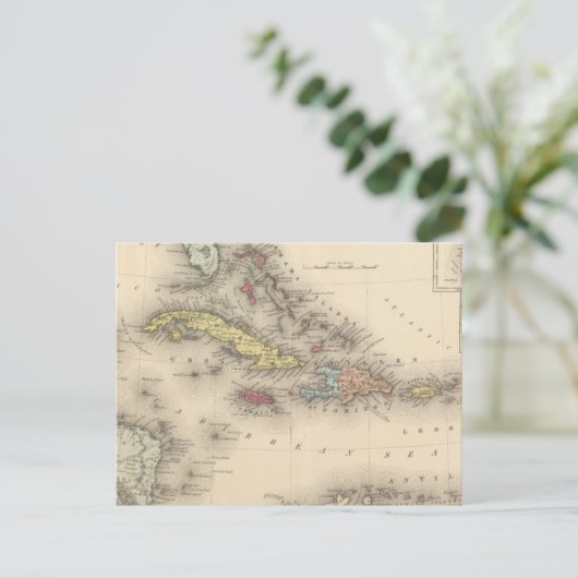 West Indies 12 Briefkaart (Staand voorkant)