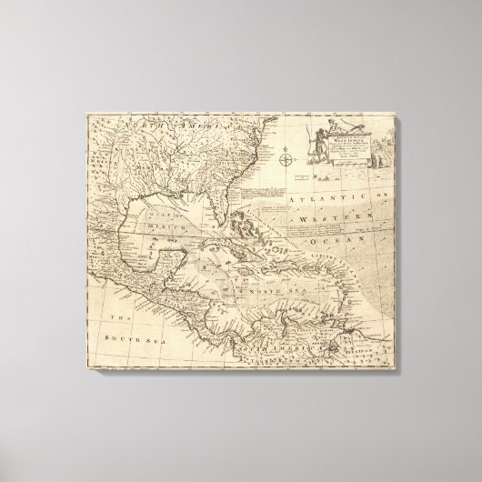 West Indies 12 Canvas Afdruk (Voorkant)