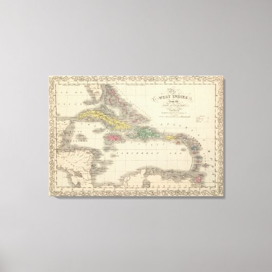 West Indies 14 Canvas Afdruk (Voorkant)