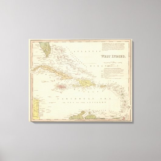 West Indies 17 Canvas Afdruk (Voorkant)