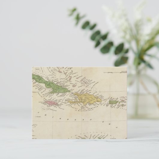 West Indies 18 Briefkaart (Staand voorkant)