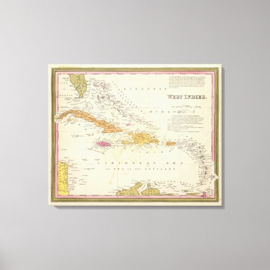 West Indies 22 Canvas Afdruk (Voorkant)