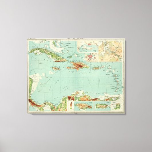 West Indies 2 Canvas Afdruk (Voorkant)