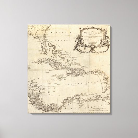 West Indies 2 Canvas Afdruk (Voorkant)