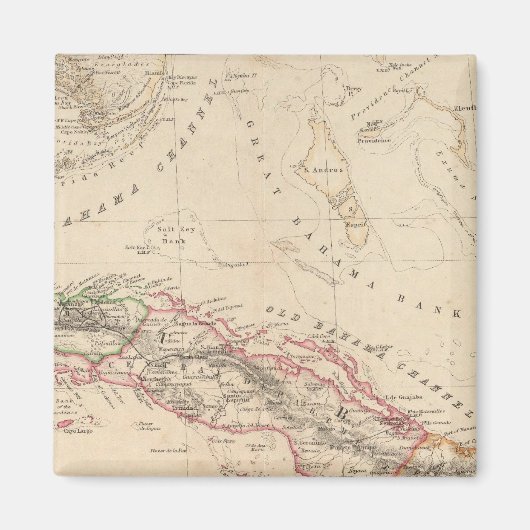 West Indies 3 Magneet (Voorkant)