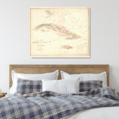 West Indies 4 Canvas Afdruk (Insitu (Slaapkamer))
