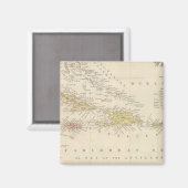 West Indies 4 Magneet (Voorkant / Achterkant)