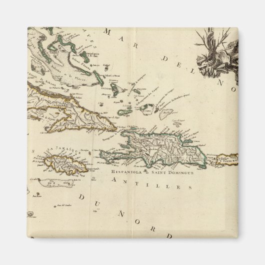 West Indies 5 Magneet (Voorkant)