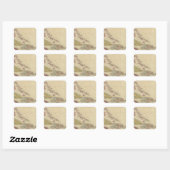 West Indies 5 Vierkante Sticker (Vel)