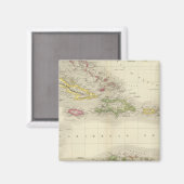 West Indies 6 Magneet (Voorkant / Achterkant)