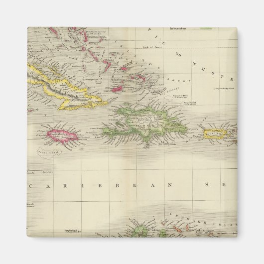 West Indies 6 Magneet (Voorkant)