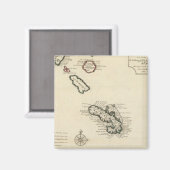 West Indies 7 Magneet (Voorkant / Achterkant)