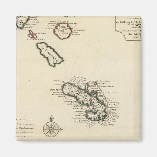 West Indies 7 Magneet (Voorkant)