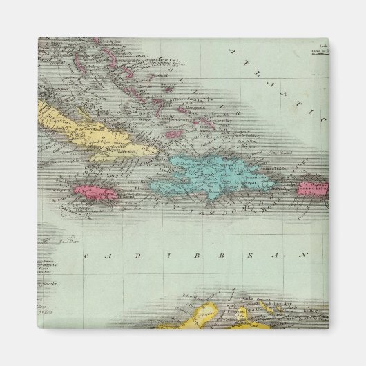 West Indies 8 Magneet (Voorkant)