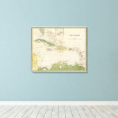 West Indies Canvas Afdruk (Insitu (Houten vloer))