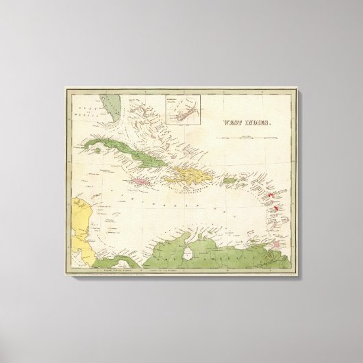 West Indies Canvas Afdruk (Voorkant)