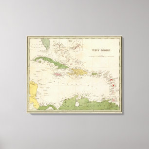West Indies Canvas Afdruk