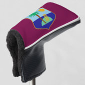 West Indies cricket vlag Golfheadcover (3/4 voorkant)