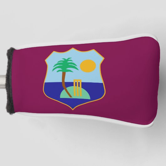 West Indies cricket vlag Golfheadcover (Voorkant)