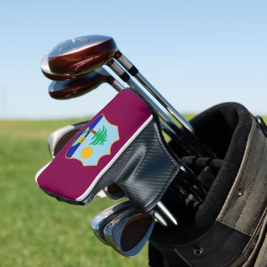 West Indies cricket vlag Golfheadcover (Insitu)
