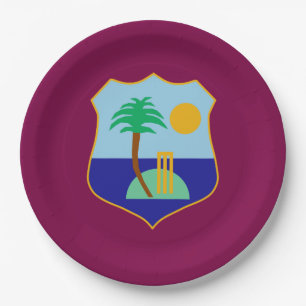West Indies cricket vlag Papieren Bordje
