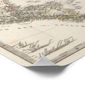 West-Indies en Midden-Amerika Poster (Hoek)