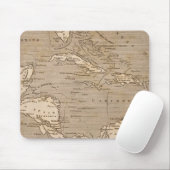 West Indies Map door Arrowsmith Muismat (Met muis)