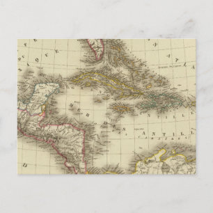 West Indies Midden-Amerika Briefkaart