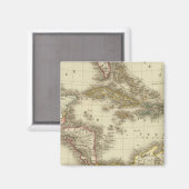 West Indies Midden-Amerika Magneet (Voorkant / Achterkant)