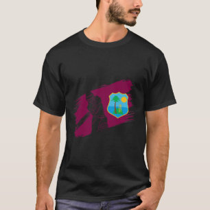 West Indies Vlag West Indies Cricket Fan Player Co T-shirt