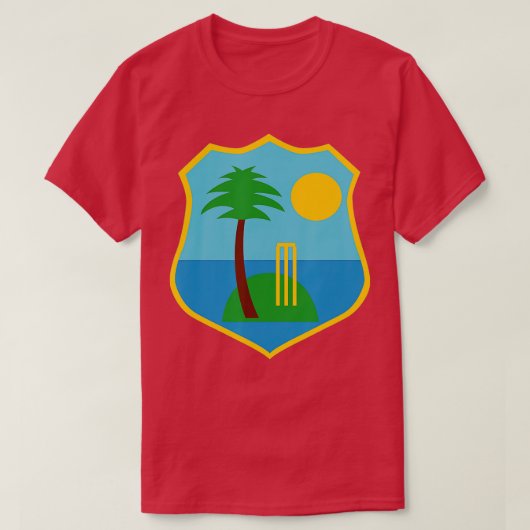 West Indies Windies Cricket Fans 1 T-shirt (Design voorkant)