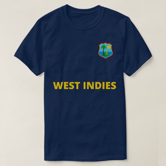 West Indies Windies Cricket Fans 2 T-shirt (Design voorkant)