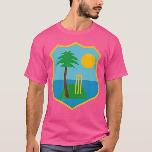 West Indies Windies Cricket Fans T-shirt (Voorkant)