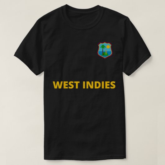 West Indies Windies Cricket Fans TShirt (Design voorkant)