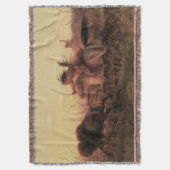  West, Indische Buffalo Hunt door Charles Wimar Deken (Voorkant Verticaal)