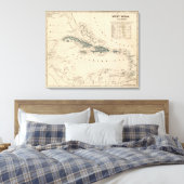 West-Indische eilanden Canvas Afdruk (Insitu (Slaapkamer))