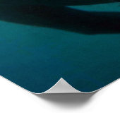 West-Indische (Florida) Manatee-underwater Poster (Hoek)