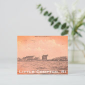 West Island, Sakonnet - Kleine Compton, RI Briefkaart (Staand voorkant)