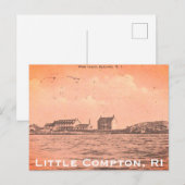 West Island, Sakonnet - Kleine Compton, RI Briefkaart (Voorkant / Achterkant)