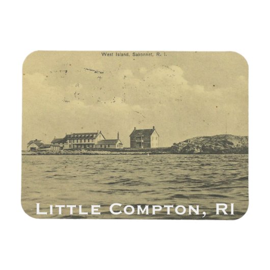 West Island, Sakonnet - Kleine Compton, RI Magneet (Horizontaal)