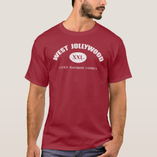 West-Jollywood: T-shirt van de kleine regenboogstr