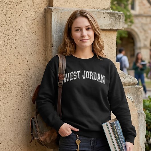 WEST JORDAN University-Style Amerika College Trui