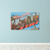 West-Jordanië, Utah - grote letterscènes Canvas Afdruk (Insitu (Houten vloer))