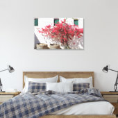 West-Kaapse wijngaard landschap canvasprint Canvas Afdruk (Insitu (Slaapkamer))